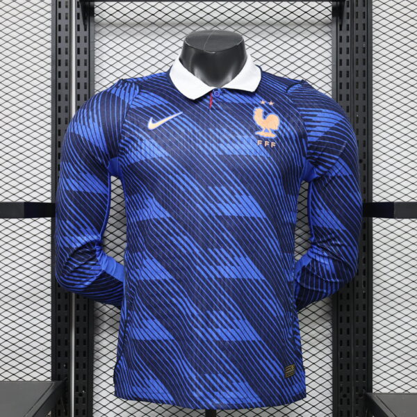 2026 Player Version Long Sleeve France Home Football Jersey 1:1 Thai Quality
