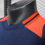 2024/2025 Player Version Manchester United Pre-race suit Navy blue Football Shirt 1:1 Thai Quality - 图片 7