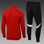 2025/2026 Liverpool Half-Pull Training Suit Red Jersey 1:1 Thai Quality Set - 图片 2