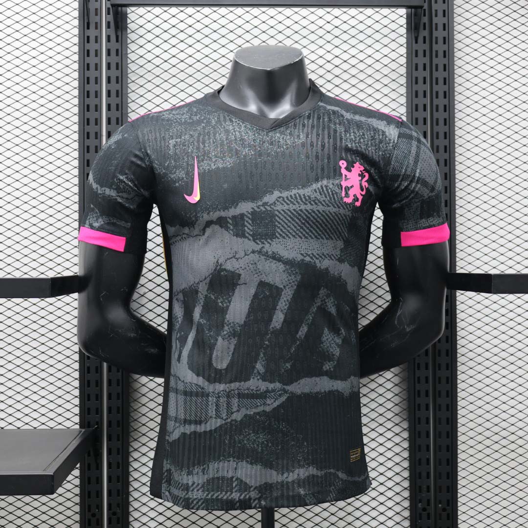0aaa1acc8f63e6fe5aa61dc5780e5d20 2024/2025 Player Version Chelsea Third Away Football Shirt 1:1 Thai Quality - 图片 1