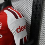 2026/2027 Player Version Long Sleeve Arsenal Home Football Shirt 1:1 Thai Quality - 图片 7