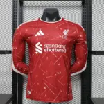 2026/2027 Player Version Long Sleeve Liverpool Home Football Shirt 1:1 Thai Quality