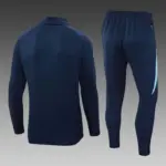 2024/2025 Arsenal Long Zipped Jacket Royal Blue Football Shirt 1:1 Thai Quality Set - 图片 2