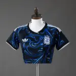 2026 Argentina Away Women's Crop Top Style