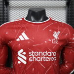 2026/2027 Player Version Long Sleeve Liverpool Home Football Shirt 1:1 Thai Quality - 图片 3
