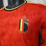 2026 Long Sleeve Player Version Belgium National Team Home Football Shirt 1:1 Thai Quality - 图片 5