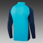 2025/2026 Arsenal Half-Pull Training Suit Lake Blue Football Shirt 1:1 Thai Quality Set - 图片 4