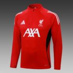2025/2026 Liverpool Half-Pull Training Suit Red Jersey 1:1 Thai Quality Set - 图片 3