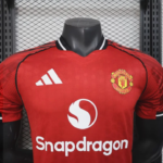 2025/2026 Player Version Manchester United Home Football Shirt 1:1 Thai Quality - 图片 3
