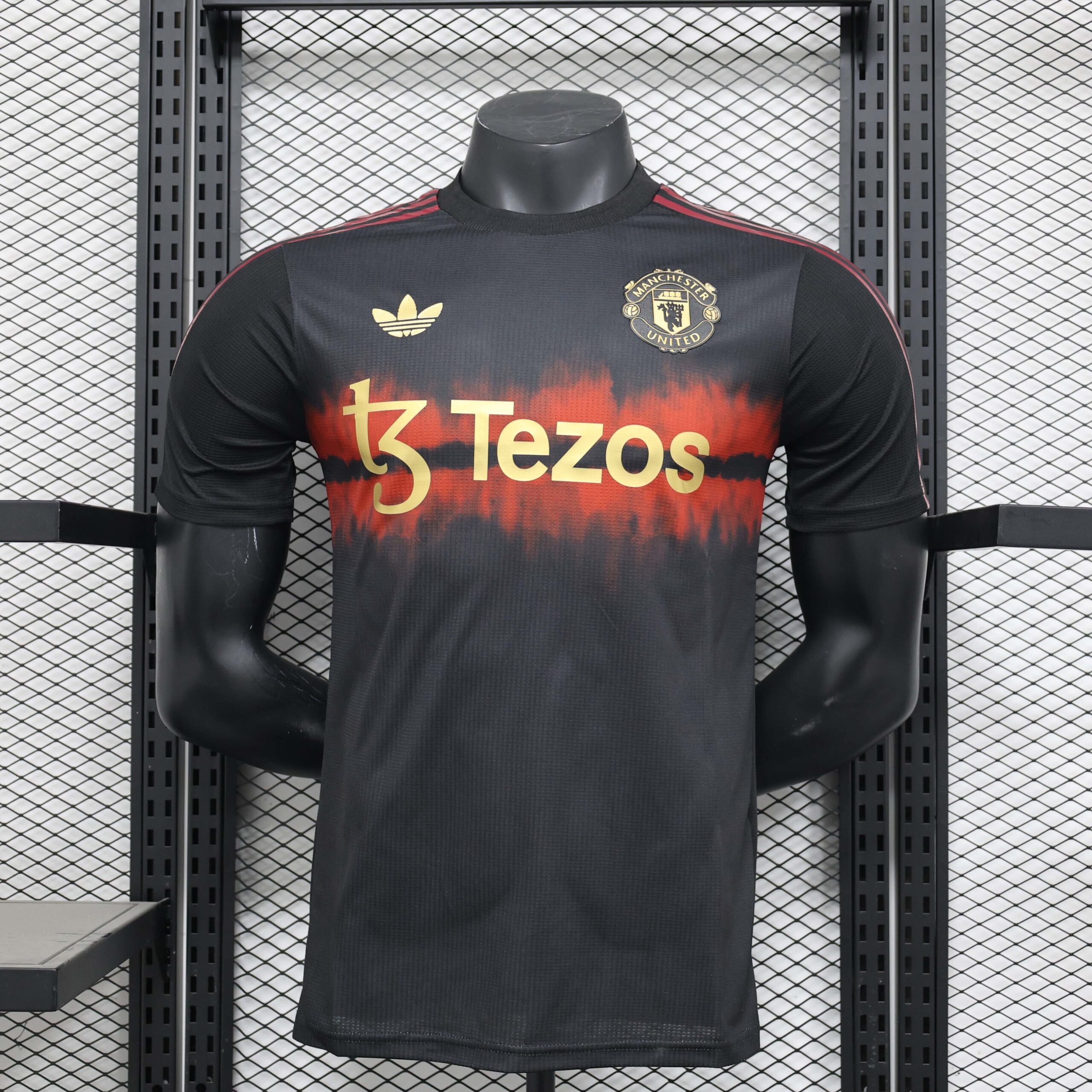 21b19a69768798d1cd9ad635bb05b564 2025/2026 Player Version Manchester United Special Edition Black Red Football Shirt 1:1 Thai Quality - 图片 1
