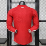 2026/2027 Player Version Long Sleeve Manchester United Home Football Shirt 1:1 Thai Quality - 图片 2