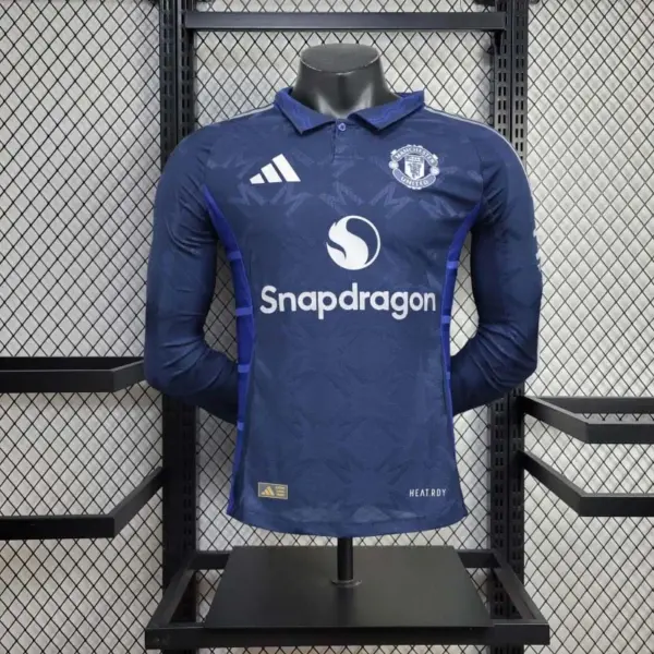 2024/2025 Player Version Long Sleeve Manchester United Away Football Shirt 1:1 Thai Quality