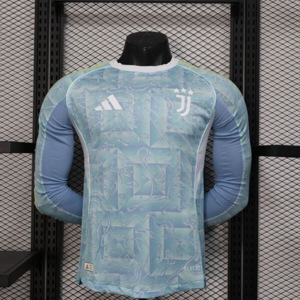 2025/2026 Player Version Long Sleeve Juventus Away Football Shirt 1:1 Thai Quality