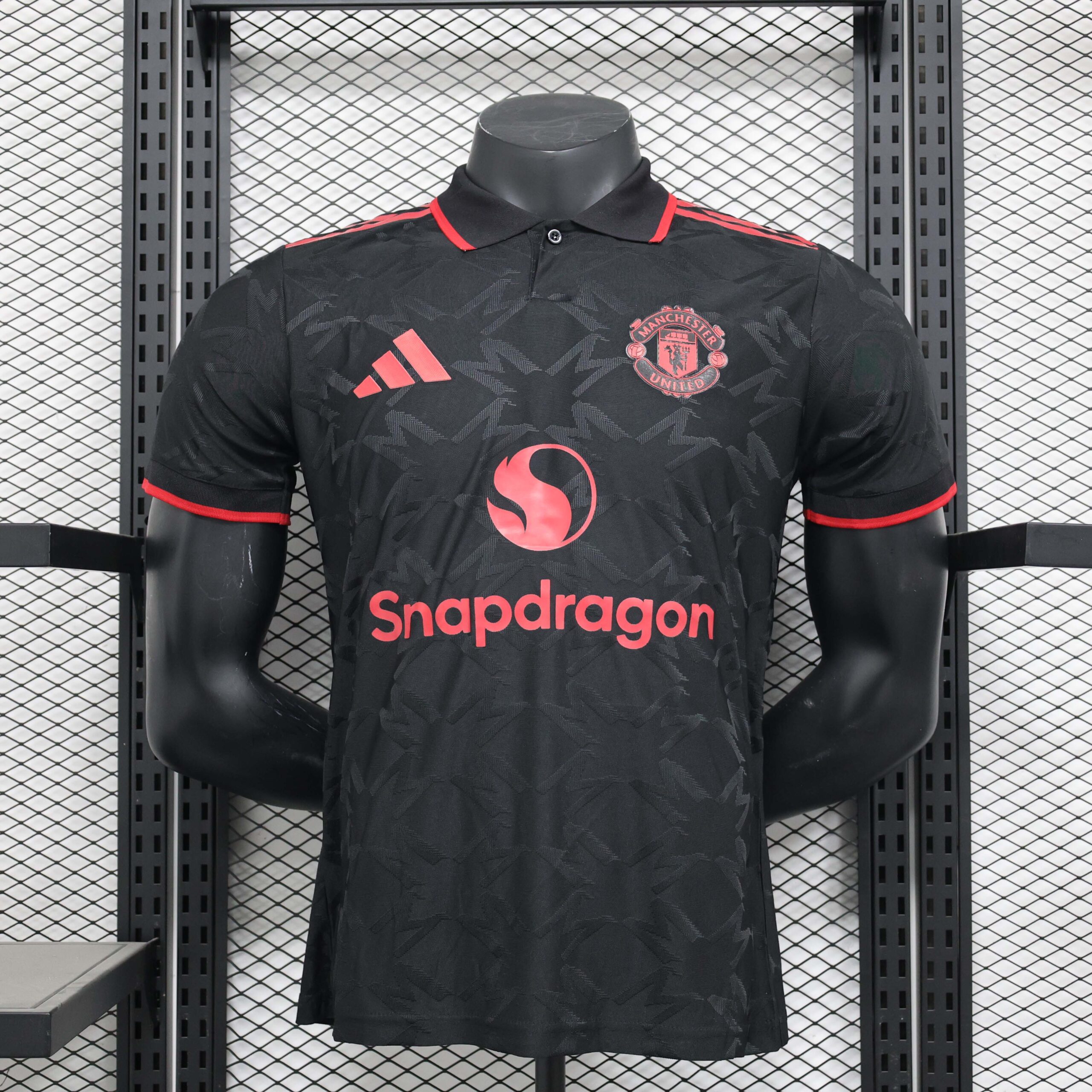 2daa86202c03d3164f3801a18e0ba3d0 2024/2025 Player Version Manchester United Special Edition black Football Shirt 1:1 Thai Quality - 图片 1
