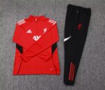 2025/2026 Liverpool Half-Pull Training Suit Red Jersey 1:1 Thai Quality Set - 图片 7