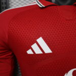 2026/2027 Player Version Long Sleeve Manchester United Home Football Shirt 1:1 Thai Quality - 图片 4