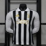 2026/2027 Player Version Long Sleeve Juventus Home Football Shirt 1:1 Thai Quality