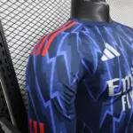 2025-2026 Long Sleeve Players Version Arsenal FC Away Football Shirt 1:1 Thai Quality - 图片 6