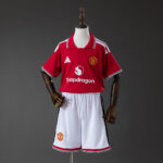 2026/2027 Manchester United Home Kids Football Shirt 1:1 Thai Quality