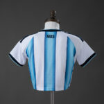 2026 Argentina Home Women's Crop Top Style - 图片 2