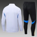 2025/2026 Manchester Long Zipped Jacket White Football Shirt 1:1 Thai Quality Set - 图片 2