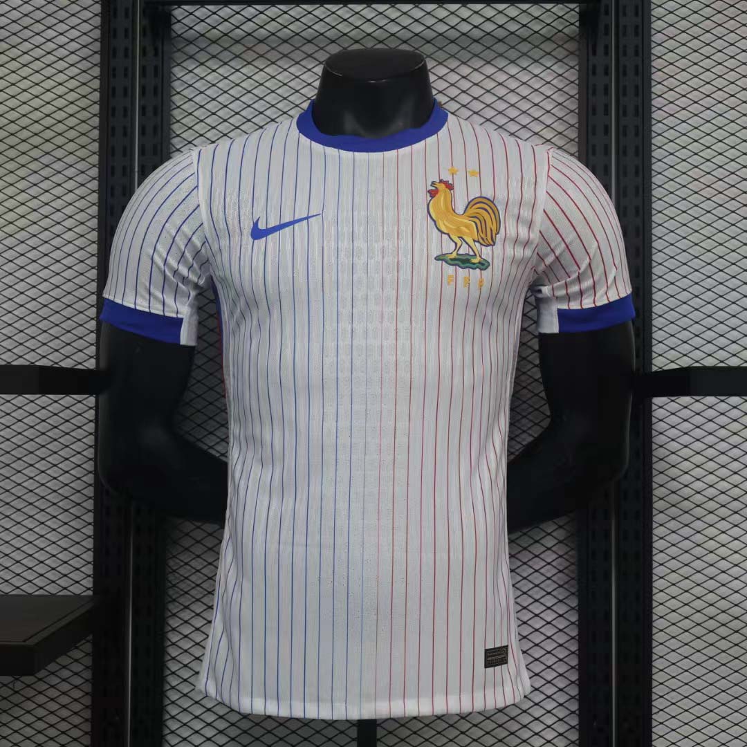 4356f2b8f8a2868affe69eebc3b7abb8 2024 Player Version France Away Football Shirt 1:1 Thai Quality - 图片 1