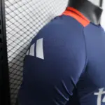 2024/2025 Player Version Manchester United Pre-race suit Navy blue Football Shirt 1:1 Thai Quality - 图片 3
