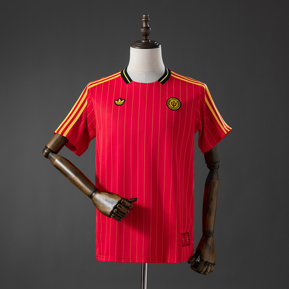 46e47687f3dd5cc8e90c5342d5d119fd 2026 Belgium Terrace Icons T-Shirt Red - 图片 1