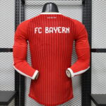 2026/2027 Player Version Long Sleeve Bayern Munich Home Football Shirt 1:1 Thai Quality - 图片 2