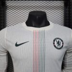 2025/2026 Long Sleeve Player Version Chelsea Away Football Shirt 1:1 Thai Quality - 图片 5