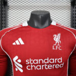 2025/2026 Player Version Long Sleeve Liverpool Home Football Shirt 1:1 Thai Quality - 图片 3