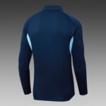 2025/2026 Arsenal Half-Pull Training Suit Royal Blue Football Shirt 1:1 Thai Quality Set - 图片 4