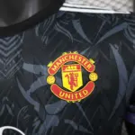 2024/2025 Player Version Manchester United Special Edition Black and purple Football Shirt 1:1 Thai Quality - 图片 5
