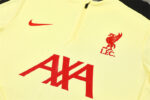 2025/2026 Liverpool Yellow Half-Pull Training Suit  1:1 Thai Quality Set - 图片 4