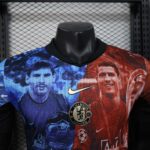 2025/2026 Player Version Manchester United Special Edition Blue and Red Football Shirt 1:1 Thai Quality - 图片 4