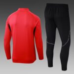 2025/2026 Arsenal Half-Pull Training Suit Red Football Shirt 1:1 Thai Quality Set - 图片 2