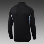 2025 Algeria National Team Half-Pull Training Suit Black Shirt Set - 图片 4