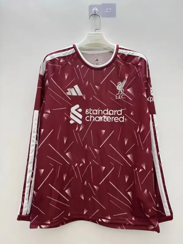 2026/2027 Long Sleeve Liverpool FC Home Football Shirt 1:1 Thai Quality