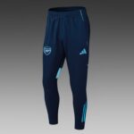 2025/2026 Arsenal Half-Pull Training Suit Royal Blue Football Shirt 1:1 Thai Quality Set - 图片 5