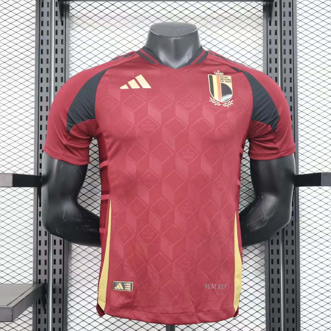 79761f74ab2233bdd19565f1a5644b47 2024 Player Version Belgium National Team Home Football Shirt 1:1 Thai Quality - 图片 1