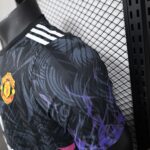 2024/2025 Player Version Manchester United Special Edition Black and purple Football Shirt 1:1 Thai Quality - 图片 7