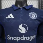 2024/2025 Player Version Long Sleeve Manchester United Away Football Shirt 1:1 Thai Quality - 图片 3