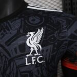 2024/2025 Player Version Liverpool Special Edition Black and Orange Football Shirt 1:1 Thai Quality - 图片 6