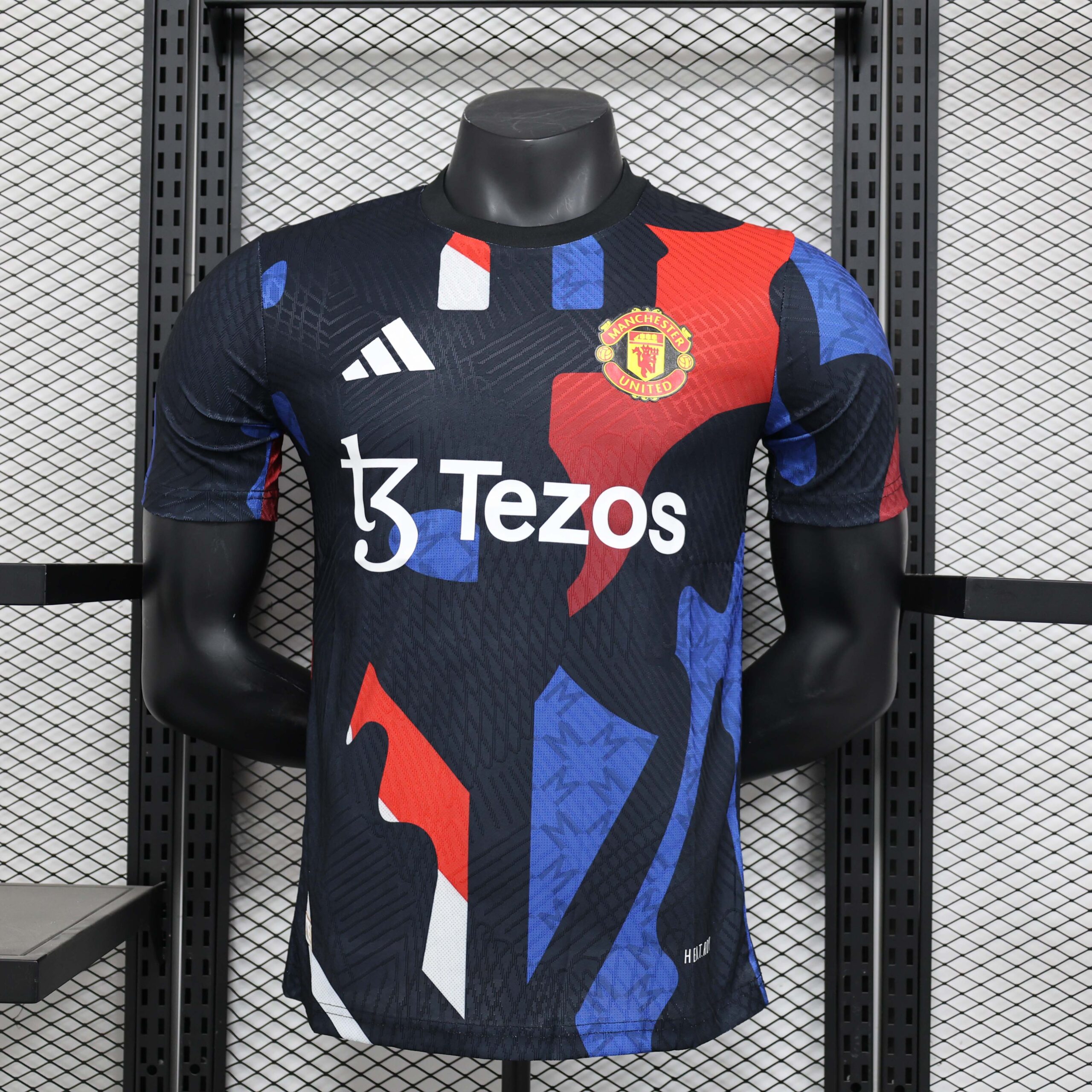 82013126137c62964a9942bd070d0de5 2024/2025 Player Version Manchester United Pre-match clothing Football Shirt 1:1 Thai Quality - 图片 1