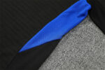 2025/2026 Manchester United Player version Half-Pull Training Suit Black Football Shirt 1:1 Thai Quality Set - 图片 11