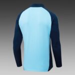 2025/2026 Arsenal Half-Pull Training Suit Light Blue Football Shirt 1:1 Thai Quality Set - 图片 4
