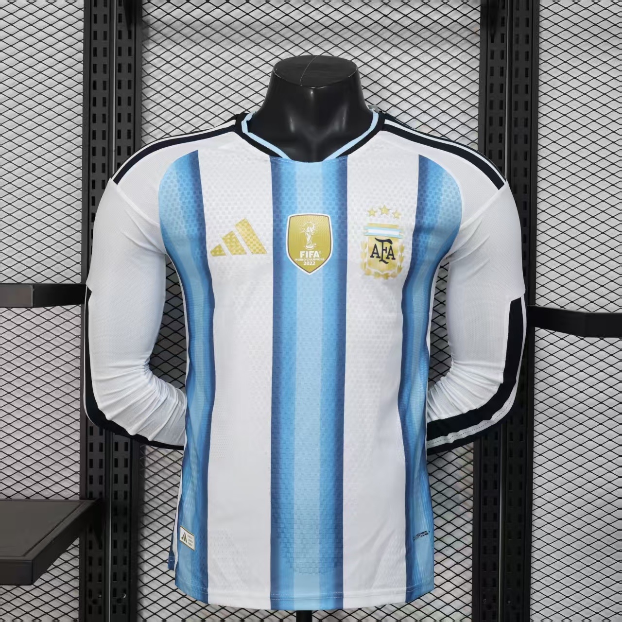 8eb92325e47fd58893e59bc704612dba 2026 Long Sleeve Argentina Player Version Home Jersey 1:1 Thai Quality - 图片 1