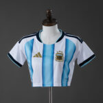 2026 Argentina Home Women's Crop Top Style
