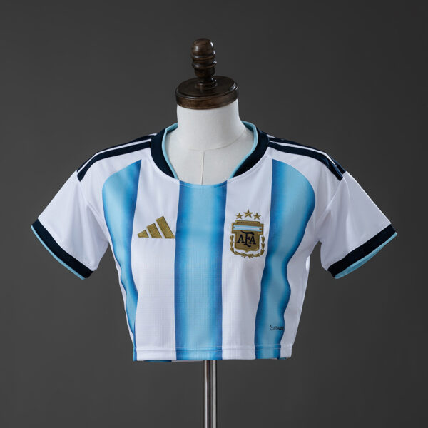 2026 Argentina Home Women’s Crop Top Style