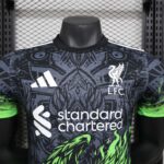 2024/2025 Player Version Liverpool Special Edition Black and Green Football Shirt 1:1 Thai Quality - 图片 5
